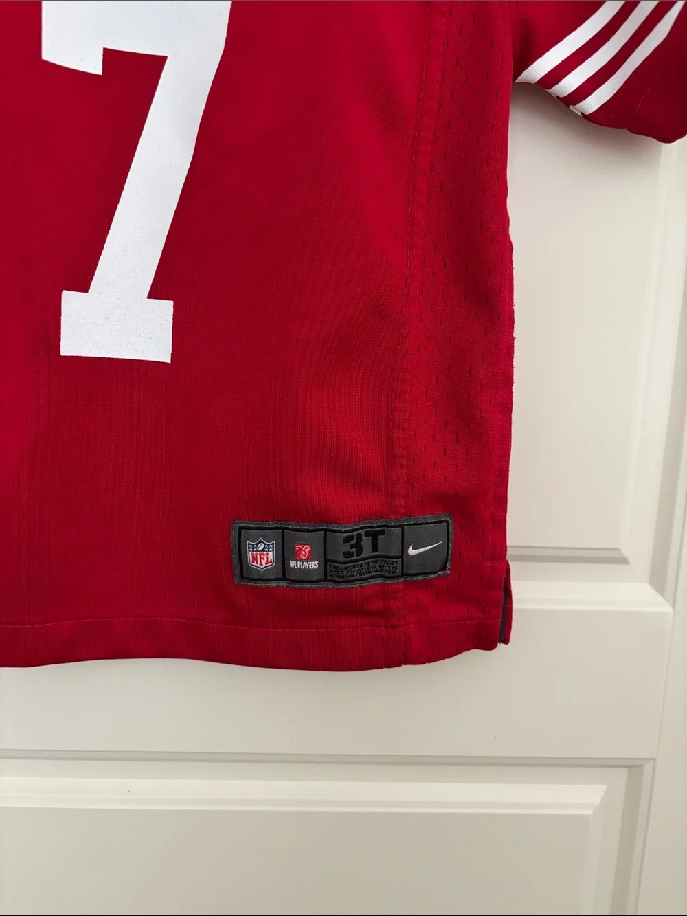 Nike 3T San Francisco 49ers #7 Kaepernick Football Jersey